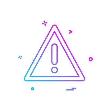 Error icon design vector Stock Illustration