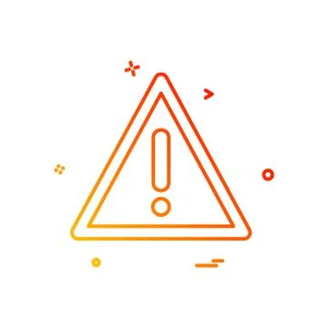 Error icon design vector Stock Illustration