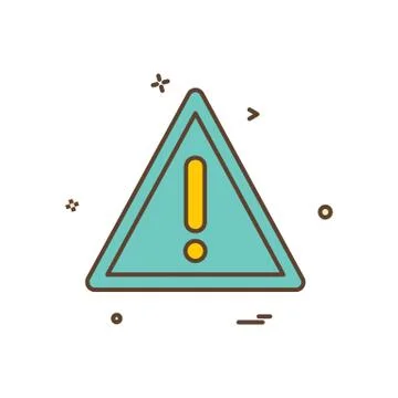 Error icon design vector Stock Illustration