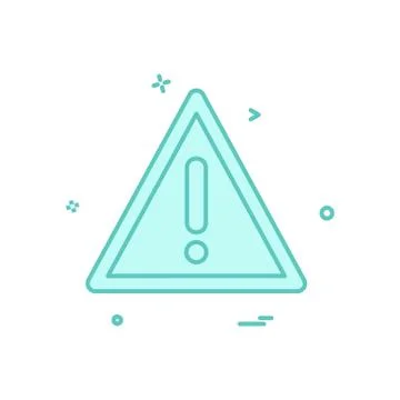Error icon design vector Stock Illustration