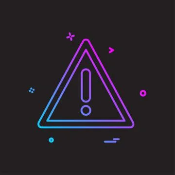 Error icon design vector Stock Illustration