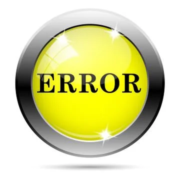 Error icon Stock-Illustration