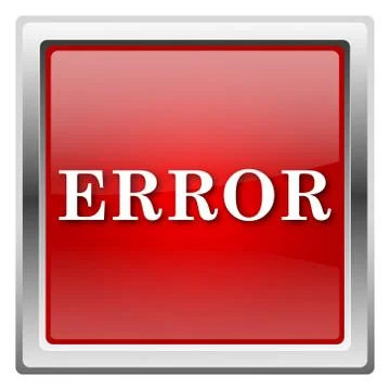 Error icon Stock Illustration