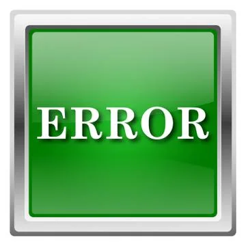 Error icon Illustrazione stock