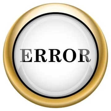 Error icon Stock Illustration