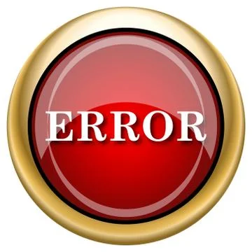 Error icon Illustrazione stock