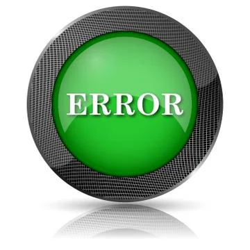Error icon Illustrazione stock