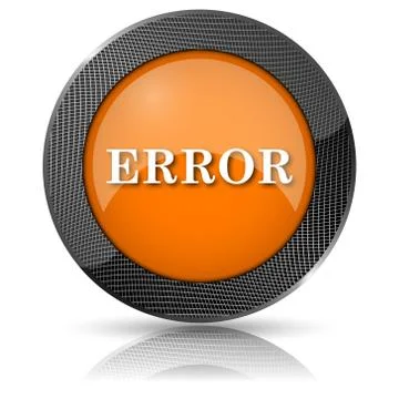 Error icon Stock Illustration