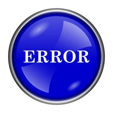 Error icon Illustrazione stock