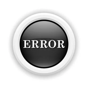 Error icon Illustrazione stock
