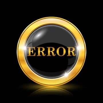 Error icon Stock Illustration