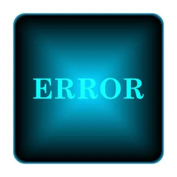 Error icon Stock Illustration