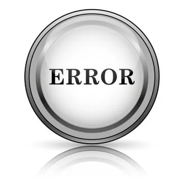 Error icon Stock-Illustration