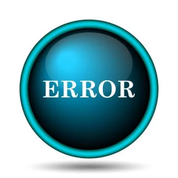 Error icon Illustrazione stock