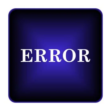 Error icon Stock-Illustration