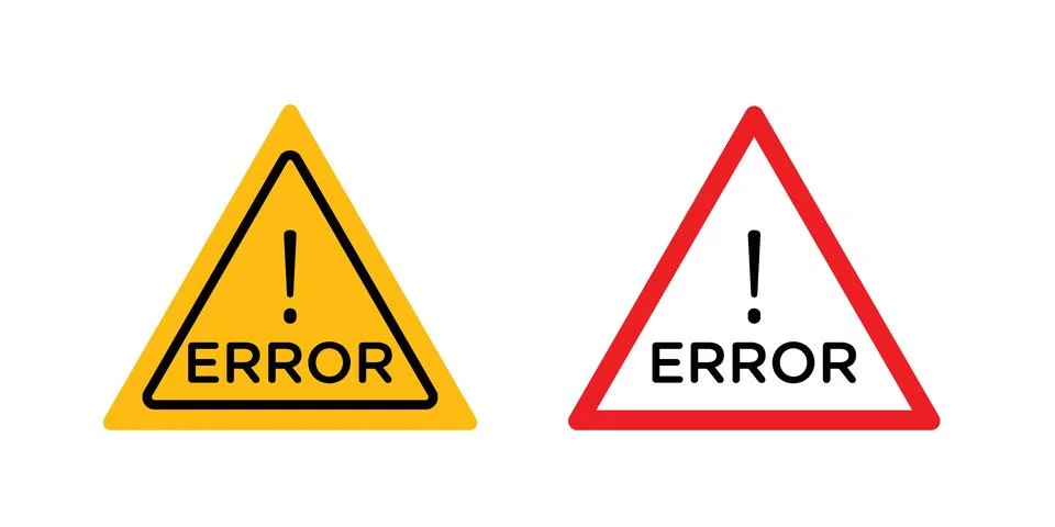 Error icon or illustration vector symbols 库存插图