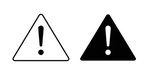 Error icon symbol. Flat Vector illustration Stock Illustration