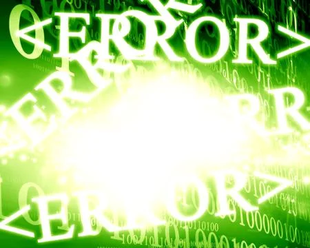 Error Stock-Illustration