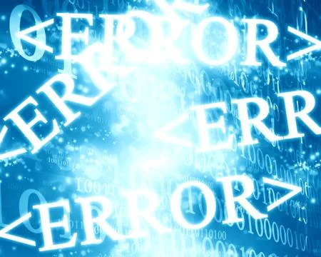 Error Stock-Illustration