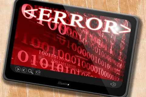 Error Illustrazione stock