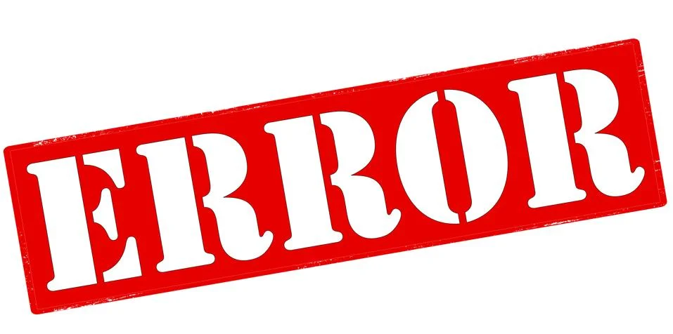 Error Stock Illustration