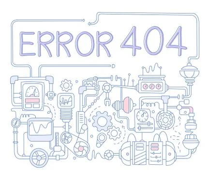 Error Infographics. Vector Illustration Ilustración de archivo