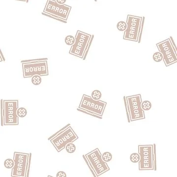 Error on laptop display glyph seamless pattern イラスト素材