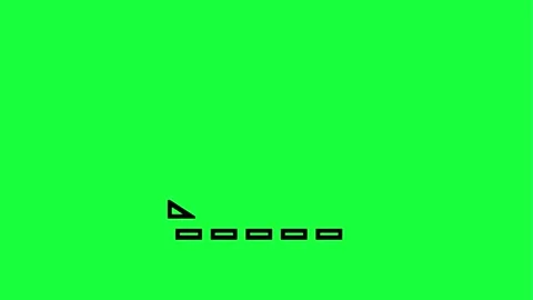 Error loading video content on green screen background Stock Footage 331509723