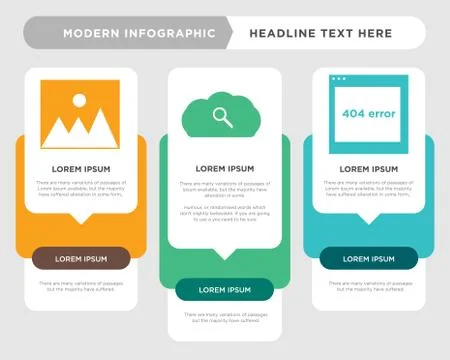 Error, Loupe, Image infographic Stock Illustration