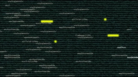 Error message detected on screen, System Breach, Hacking Attack Stock Footage 152041216