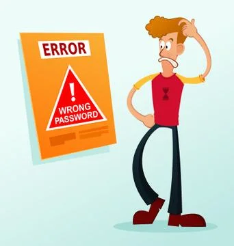 Error message Stock Illustration
