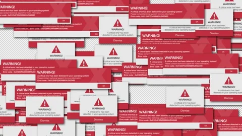 Error Messages Stock Footage 281619716