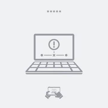 Error network icon, Error network  vector, Error network  symbol, Error netwo Stockillustratie