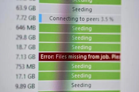 An error occurred in job processing during the data upload phase that needs 스톡 사진