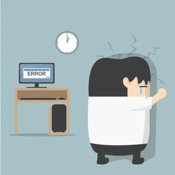 Error ok Stock Illustration