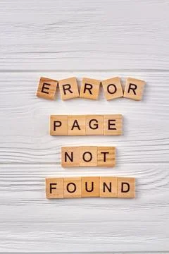 Error page not found. Stock-Fotos