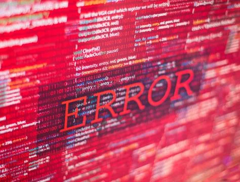 Error Foto stock