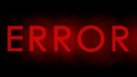 Error in program code listing, red crash on software developer screen Stock Footage 126426506