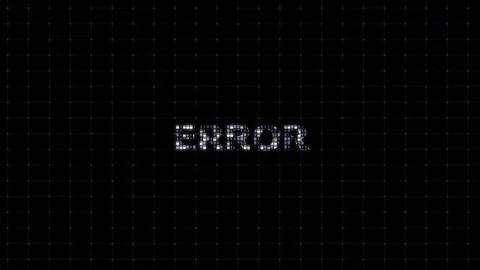 Error, program crash symbol, with digital binary code, digital coding Stock Footage 104949263