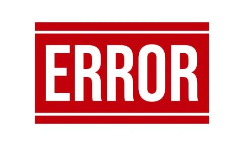 Error Rubber Stamp. Error Rubber Grunge Stamp Seal Vector Illustration Stock Illustration