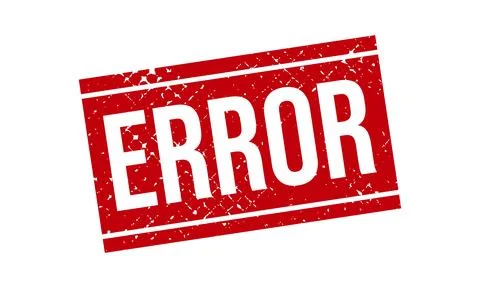 Error Rubber Stamp. Error Rubber Grunge Stamp Seal Vector Illustration Stock Illustration