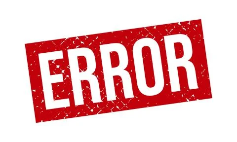 Error Rubber Stamp. Error Rubber Grunge Stamp Seal Vector Illustration Stock Illustration