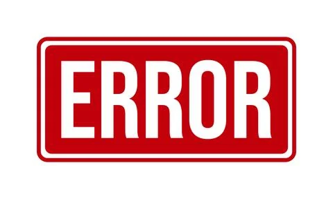 Error Rubber Stamp. Error Rubber Grunge Stamp Seal Vector Illustration Stock Illustration
