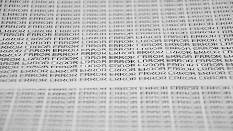 Error in the software. Security Failure. Stock Footage 84804709