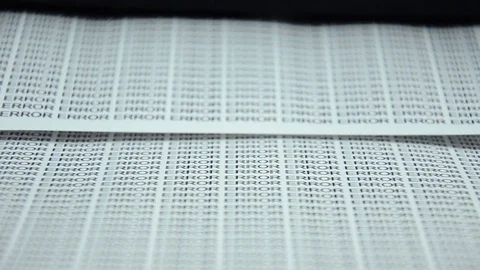 Error in the software. Security Failure. Stock Footage 84804743