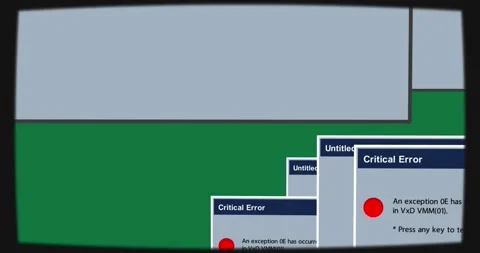 Error stack shifting as large panel sliding from right, revealing red icon, Stock Footage 327338593