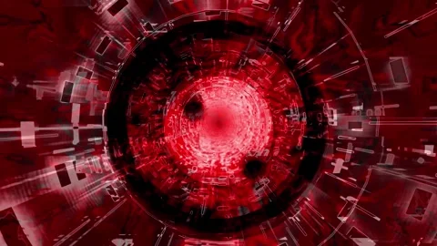 Error State Energy Core Reactor Internal Pressure 4K Seamless VJ Loop 스톡 동영상 333440857