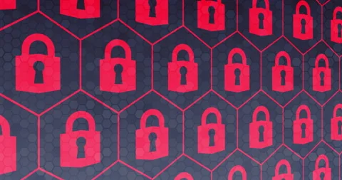 Error System failure emergency error GlitchLoop Animation Stock Footage 181040874