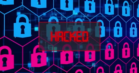 Error System failure emergency error GlitchLoop Animation Stock Footage 188456728