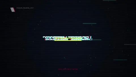 Error text 4K animation System error message on dark digital binary code ba.. 스톡 동영상 336880320